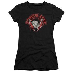 Betty Boop Juniors Shirt Heart You Forever Black T-Shirt Betty Boop Juniors Shirt Heart You Forever Black T-Shirt