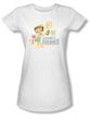 Betty Boop Juniors Shirt Hot In Hawaii White T-shirt