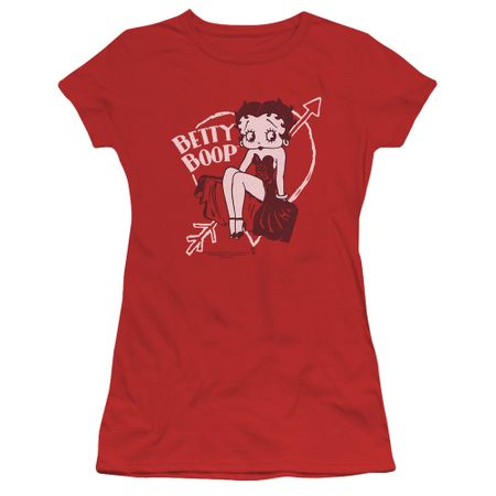 Betty Boop Juniors Shirt Lover Girl Red T-Shirt