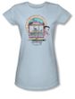 Betty Boop Juniors T-shirt Betty's Trolley Light Blue Tee