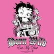 Betty Boop Juniors T-shirt Born Wild Hot Pink Tee