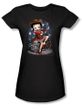 Betty Boop Juniors T-shirt Country Star Black Tee