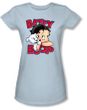 Betty Boop Juniors T-shirt Forever Friends Light Blue Tee