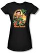 Betty Boop Juniors T-shirt Hula Boop Black Tee