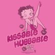 Betty Boop Juniors T-shirt Kissable Huggable Hot Pink Tee