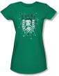 Betty Boop Juniors T-shirt Lucky Boop Kelly Green Tee