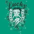 Betty Boop Juniors T-shirt Lucky Boop Kelly Green Tee