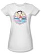 Betty Boop Juniors T-shirt Miami Beach White Tee