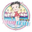 Betty Boop Juniors T-shirt Miami Beach White Tee