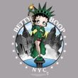 Betty Boop Juniors T-shirt NYC Athletic Heather Tee