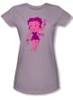 Betty Boop Juniors T-shirt Original Betty Lilac Tee