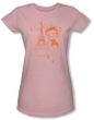 Betty Boop Juniors T-shirt Oui Oui Pink Tee