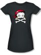 Betty Boop Juniors T-shirt Pirate Black Tee