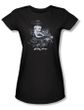 Betty Boop Juniors T-shirt Storm Rider Black Tee