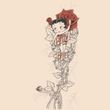 Betty Boop Juniors T-shirt Thorns Cream Tee