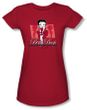 Betty Boop Juniors T-shirt Timeless Beauty Red Tee