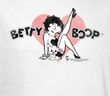 Betty Boop Juniors T-shirt Vintage Cutie Pup White Tee