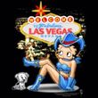 Betty Boop Juniors T-shirt Welcome Las Vegas Black Tee