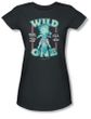 Betty Boop Juniors T-shirt Wild One Charcoal Tee
