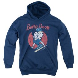 Betty Boop Kids Hoodie Team Boop Navy Blue Youth Hoody Betty Boop Kids Hoodie Team Boop Navy Blue Youth Hoody