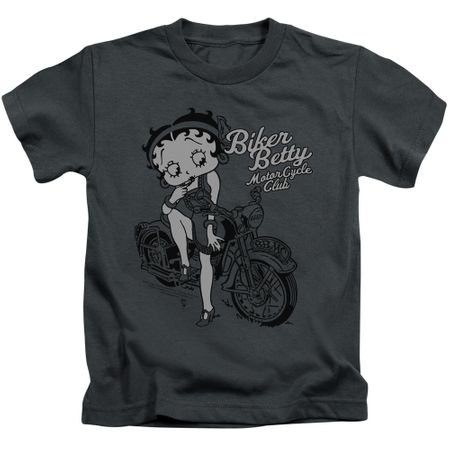 Betty Boop Kids Shirt BBMC Charcoal T-Shirt