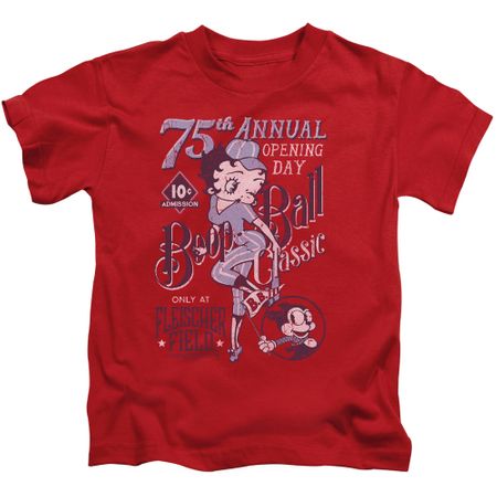 Betty Boop Kids Shirt Boop Ball Red T-Shirt