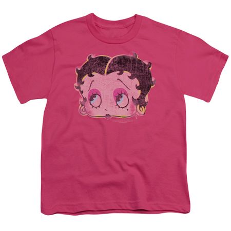 Betty Boop Kids Shirt Pop Art Boop Hot Pink T-Shirt