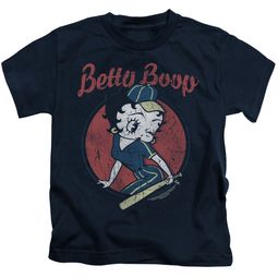Betty Boop Kids Shirt Team Boop Navy Blue T-Shirt Betty Boop Kids Shirt Team Boop Navy Blue T-Shirt