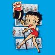 Betty Boop Kids T-shirt Comic Strip Youth Turquoise Tee Shirt