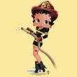 Betty Boop Kids T-shirt Firefighter Youth Banana Tee Shirt