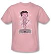 Betty Boop Kids T-shirt Hollywood Legend Youth Pink Tee Shirt