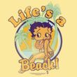 Betty Boop Kids T-shirt Life's A Beach Youth Banana Tee Shirt