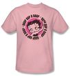 Betty Boop Kids T-shirt Oop A Doop Youth Pink Tee Shirt