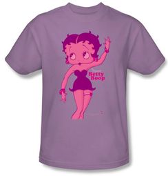 Betty Boop Kids T-shirt Original Betty Youth Lilac Tee Shirt