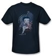 Betty Boop Kids T-shirt Proud Betty Youth Navy Tee Shirt