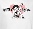 Betty Boop Kids T-shirt Vintage Cutie Pup Youth White Tee Shirt