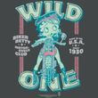 Betty Boop Kids T-shirt Wild One Youth Charcoal Tee Shirt