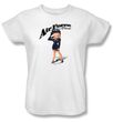 Betty Boop Ladies T-shirt Air Force Boop White Tee Shirt