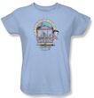 Betty Boop Ladies T-shirt Betty's Trolley Light Blue Tee Shirt