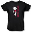 Betty Boop Ladies T-shirt Classic Black Tee Shirt