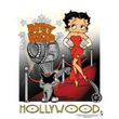 Betty Boop Ladies T-shirt Hollywood White Tee Shirt