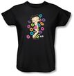 Betty Boop Ladies T-shirt Tripple Xo Black Tee Shirt