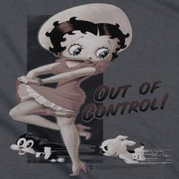 Betty Boop Out Of Control Shirts