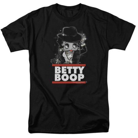 Betty Boop Shirt Bling Bling Boop Black Tee T-Shirt