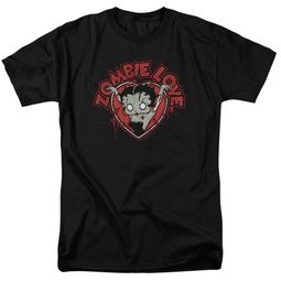 Betty Boop Shirt Heart You Forever Black Tee T-Shirt Betty Boop Shirt Heart You Forever Black Tee T-Shirt