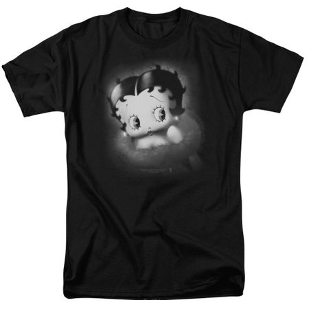Betty Boop Shirt Vintage Star Black Tee T-Shirt