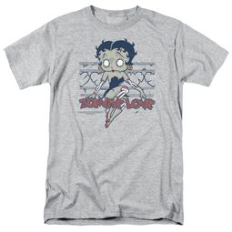 Betty Boop Shirt Zombie Pinup Athletic Heather Tee T-Shirt