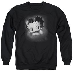 Betty Boop Sweatshirt Vintage Star Adult Black Sweat Shirt