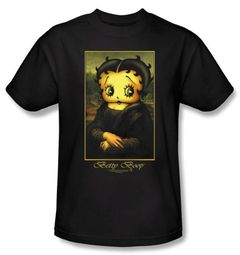 Betty Boop T-shirt Boopalisa Adult Black Tee Betty Boop T-shirt Boopalisa Adult Black Tee