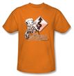 Betty Boop T-shirt Dangerous Curves Adult Orange Tee